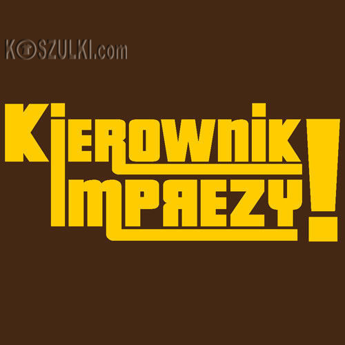 t-shirt Kierownik Imprezy